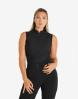 Echo Sleeveless Top in Black