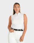 Echo Sleeveless Top in White