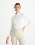 WOMEN BASE LAYER LONG SLEEVE - WHITE