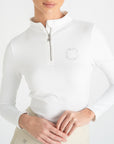 WOMEN BASE LAYER LONG SLEEVE - WHITE