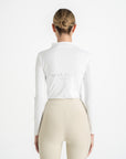 WOMEN BASE LAYER LONG SLEEVE - WHITE